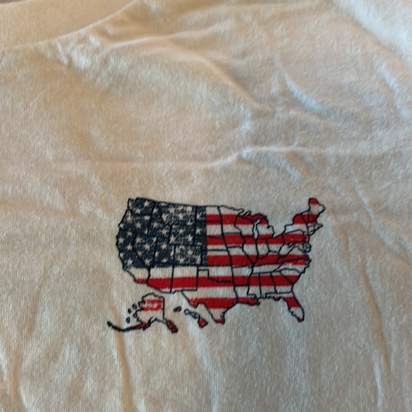 Til Valhalla Project Apparel Company (TVP), 4XL, White, Red & Blue, T-Shirt. - Picture 2 of 5